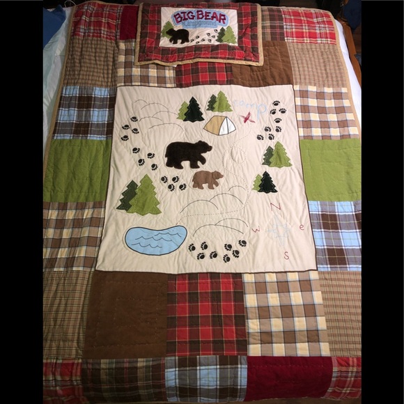 woolrich big bear campground bedding set